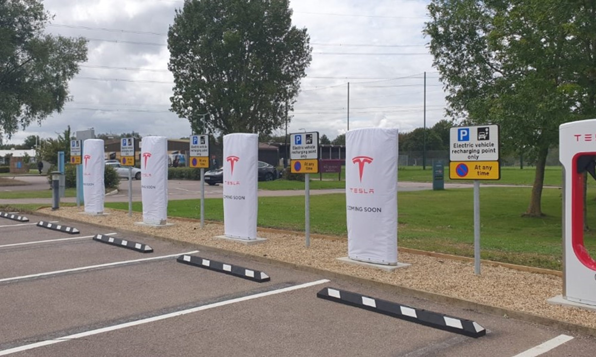 Tesla Charging Points