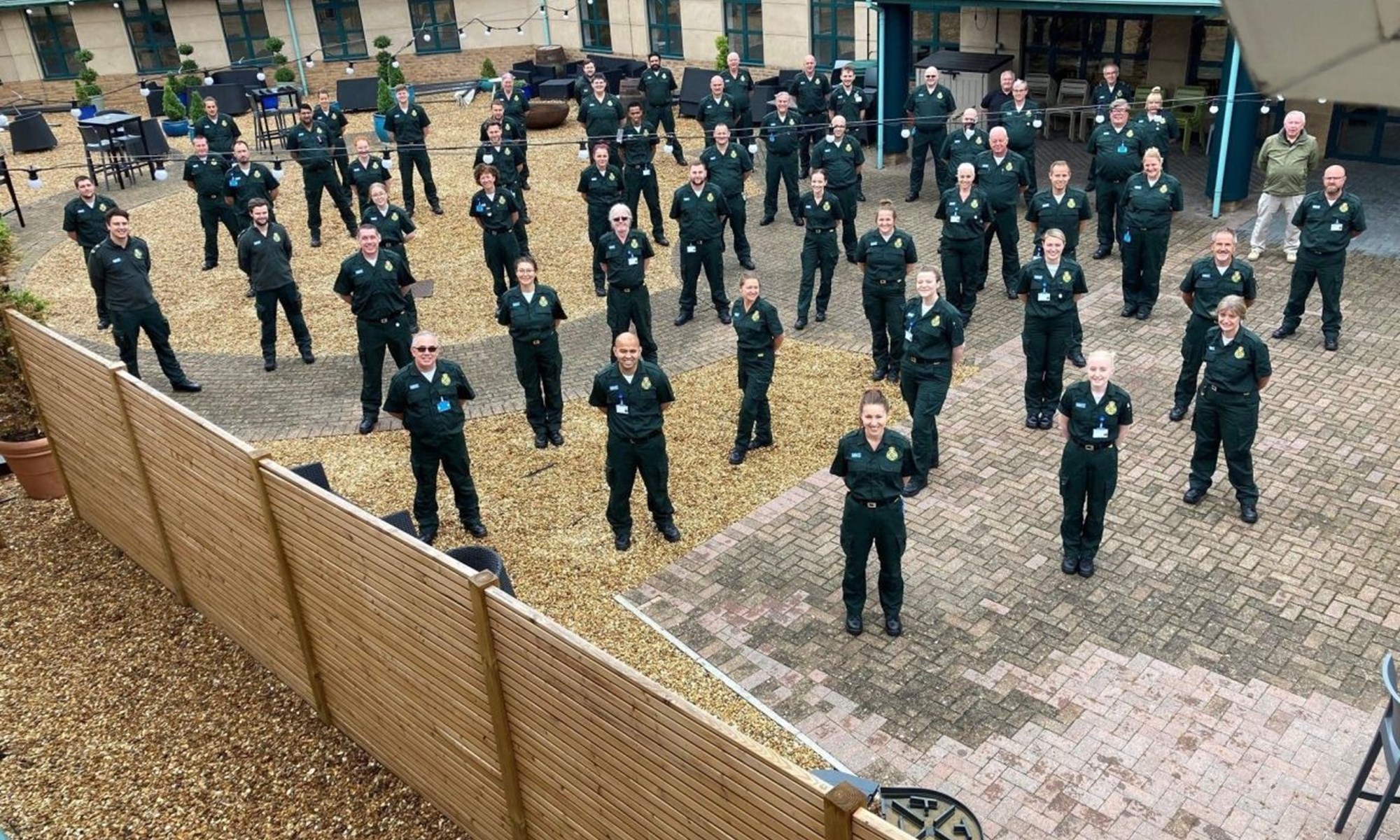 NHS Staff Drone Shot
