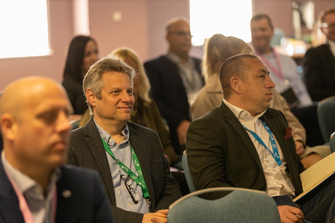 people attending a business meeting or seminar