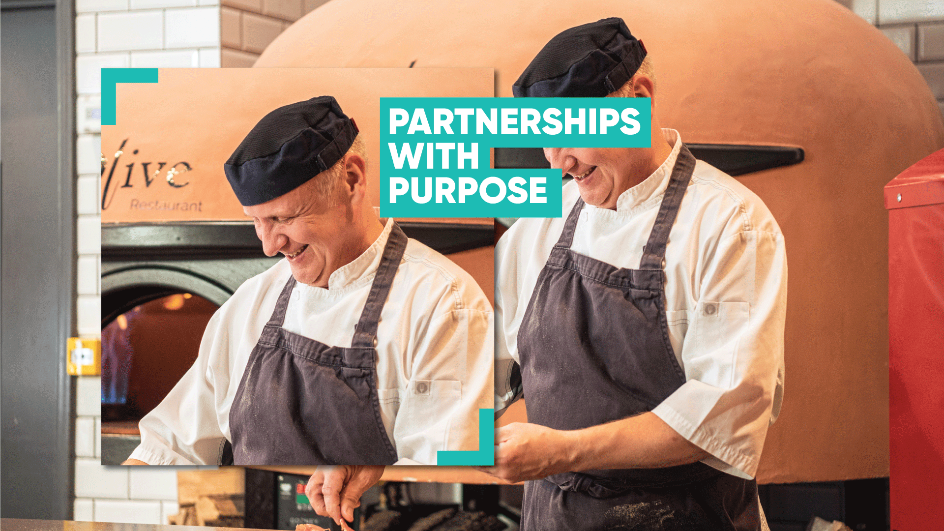 Man Preparing Pizza Conference Venue